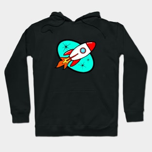 Atomic Rocket Retro Hoodie